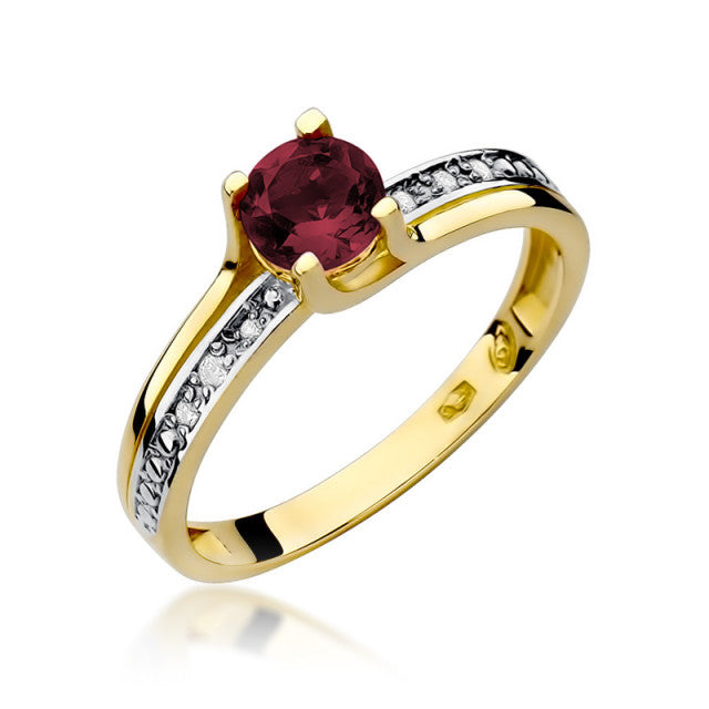 Inel Aur 14k cu Garnet 0.60 ct