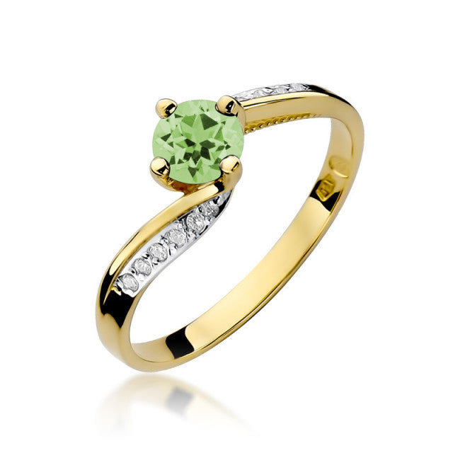 Inel Aur 14k cu Peridot 0.60 ct