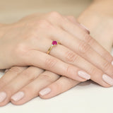 Inel Aur 14K cu Rubin 0.60 ct