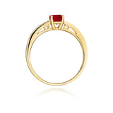 Inel Aur 14k cu Rubin 0.60 ct