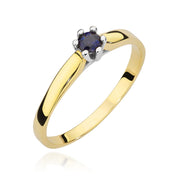Inel Aur 14K cu Safir 0.15 ct