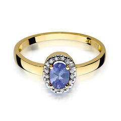 Inel Aur 14k cu Tanzanit 0.40 ct
