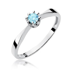 Inel Aur 14K cu Topaz 0.25 ct