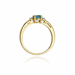 Inel Aur 14K cu Topaz 0.50 ct