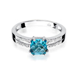 Inel Aur 14k cu Topaz 0.70 ct