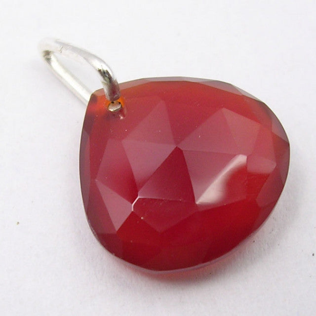 Pandantiv Argint 925 cu Carnelian 2.1 cm lungime