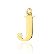 Pandantiv Aur 14K cu Diamante Naturale 0.01 ct