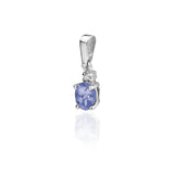 Pandantiv Aur 14 K cu Tanzanit 0.40 ct