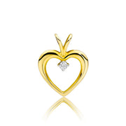 Pandantiv Aur 14K cu Diamant Natural 0.04 ct