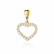 Pandantiv Aur 14K cu Diamante Naturale 0.29 ct