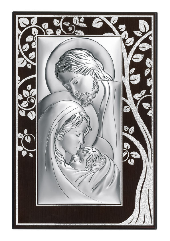 Tablou Sf. Familie din Argint 925 31x46 cm